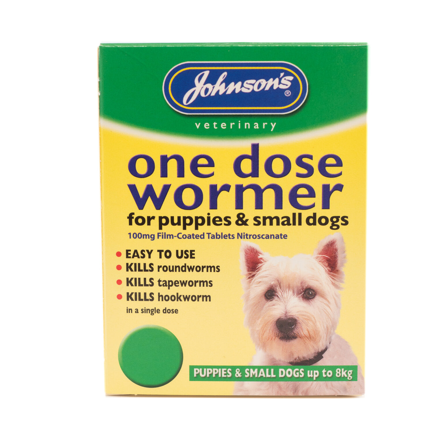 Johnson's Dog Worming Tablets Alan's Pet Shop