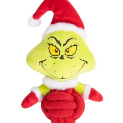 Christmas Grinch Rope Ball Toy